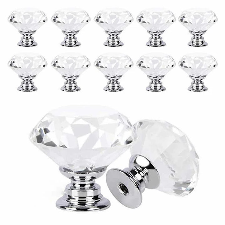Diamond Shape Handles Hardware 10pcs