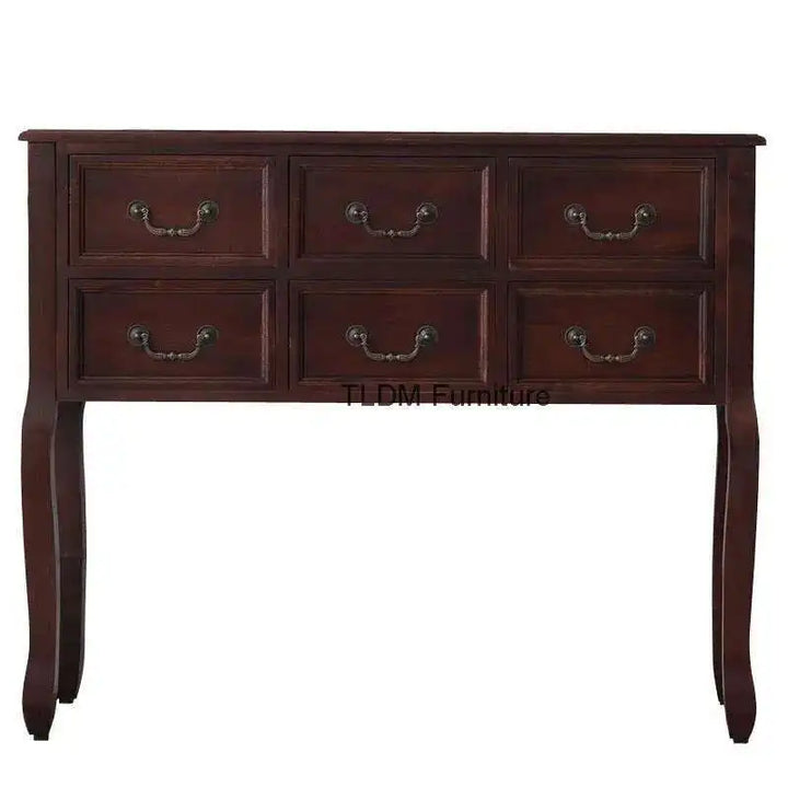 Retro Solid Wood Console Table